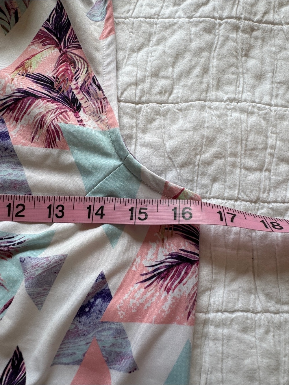 Bad Birdie Sleeveless Golf Polo Tropical Geometric Print XS - Picture 5 of 6